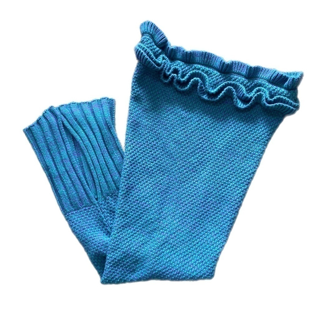 Kids’ Knit Mermaid‎ Blanket